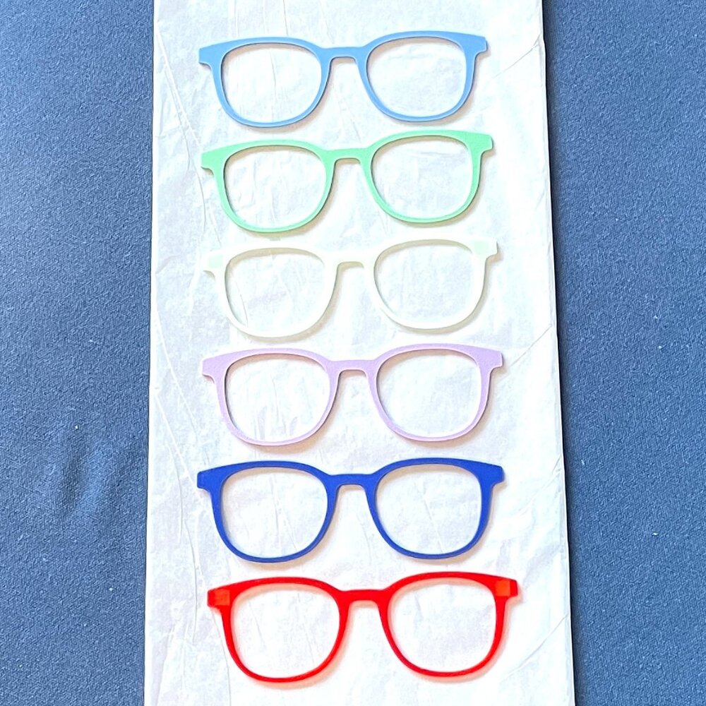 Set of 6 3D Printed Reese Magnetic Pair Eyewear Toppers-New! - Picture 2 of 5